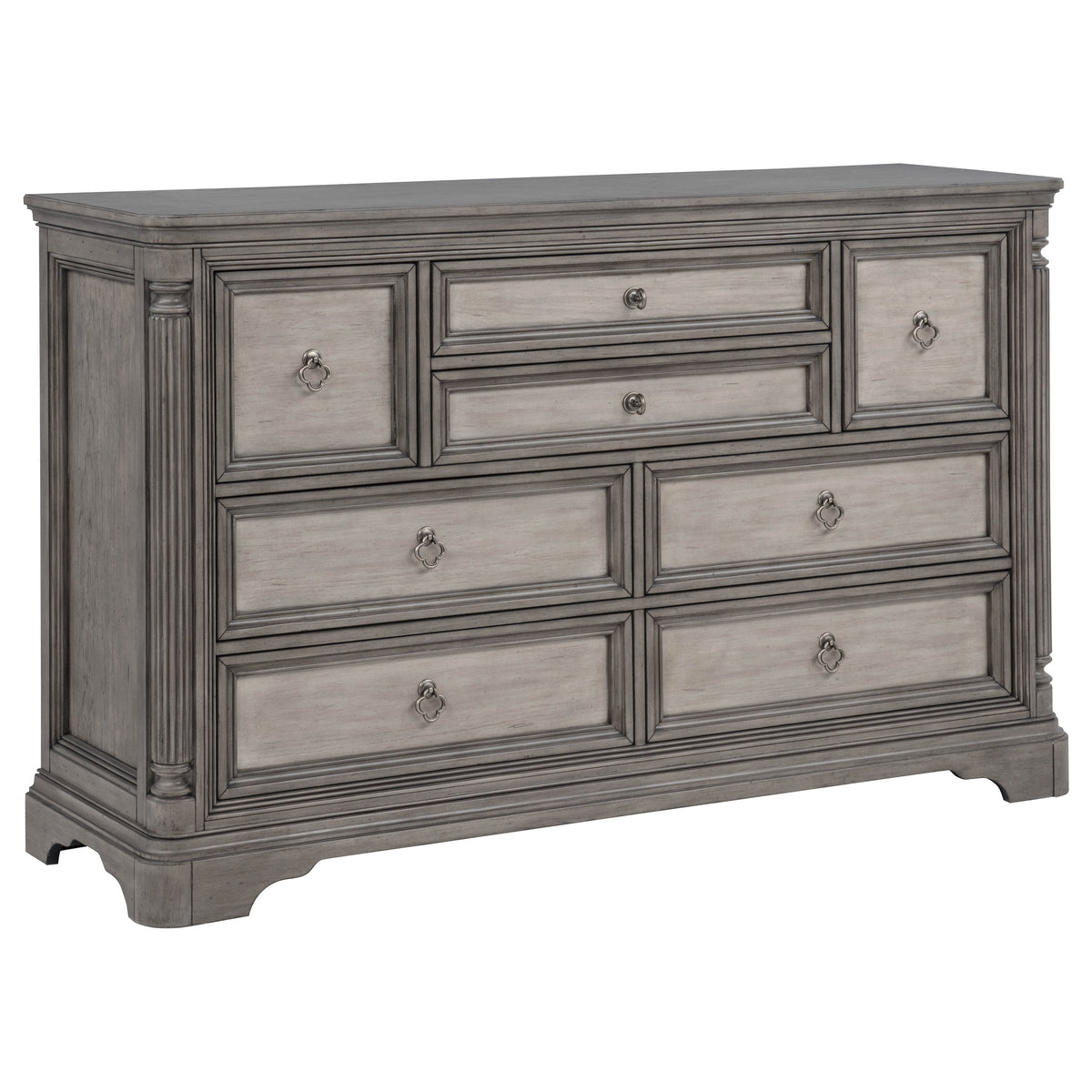 Cresswell 4-piece Eastern King Bedroom Set Weathered Taupe