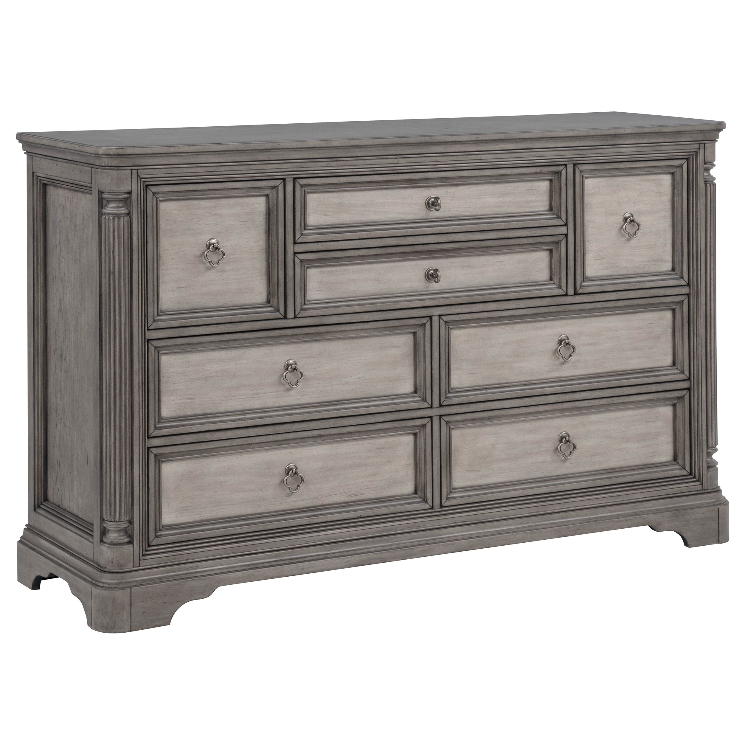Cresswell 5-piece Queen Storage Bedroom Set Weathered Taupe