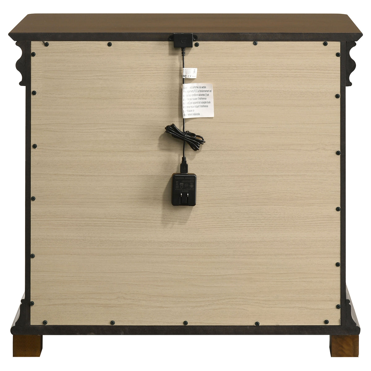 Garland 2-drawer Nightstand Bedside Table Brown Cherry