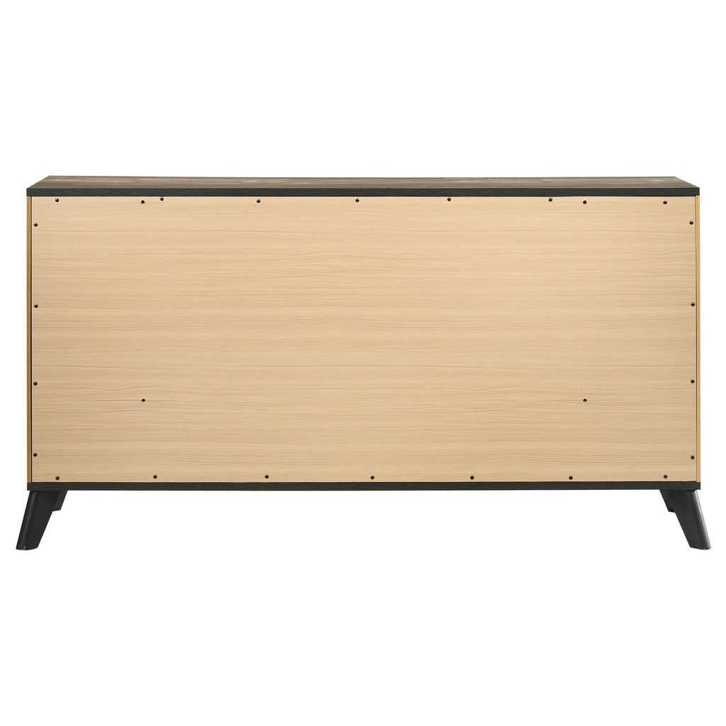 Kaywood 6-drawer Dresser Cabinet Natural Pine