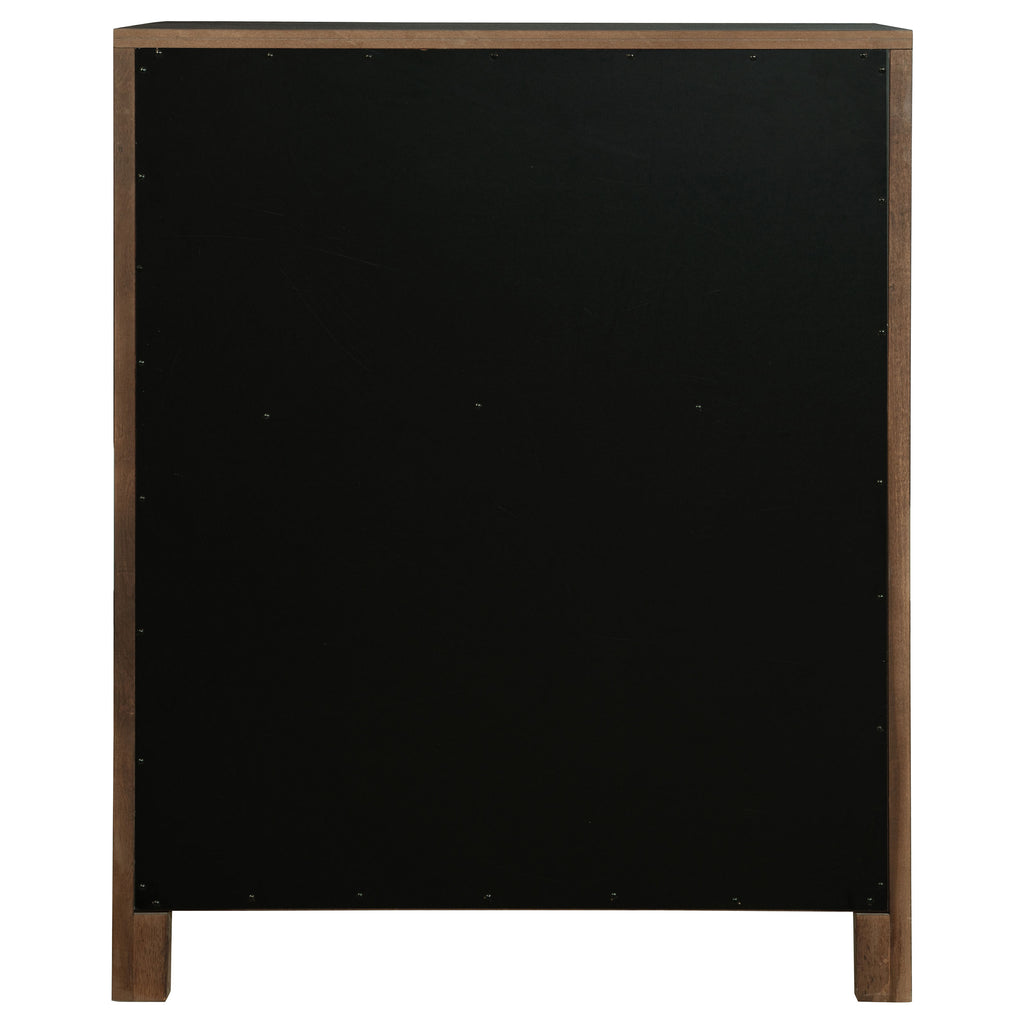 Maderia 5-drawer Chest of Drawers Walnut