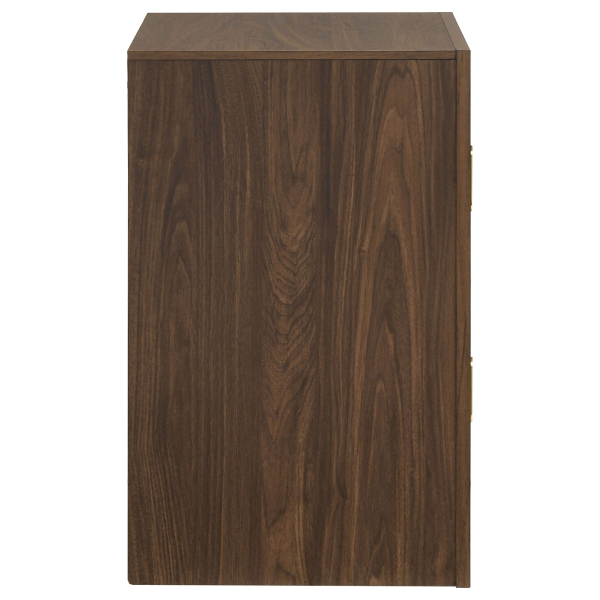 Etienne 2-drawer Nightstand Bedside Table Walnut