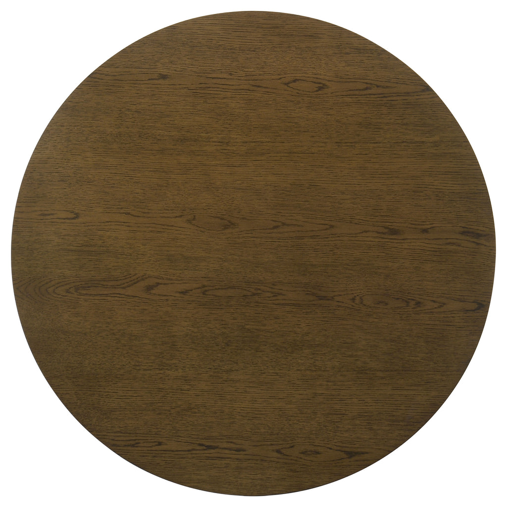Ottowa 2-piece Round Wood Coffee Table Set Brown