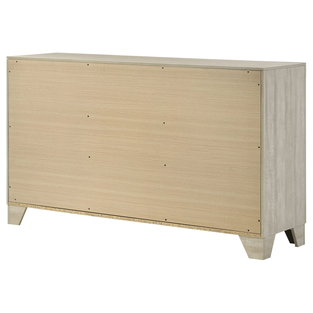 Trenton 6-drawer Bedroom Dresser Rustic Cream