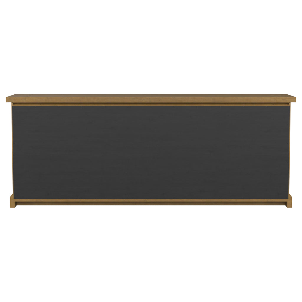 Florence 4-door Dining Sideboard Buffet Cabinet Rustic Honey