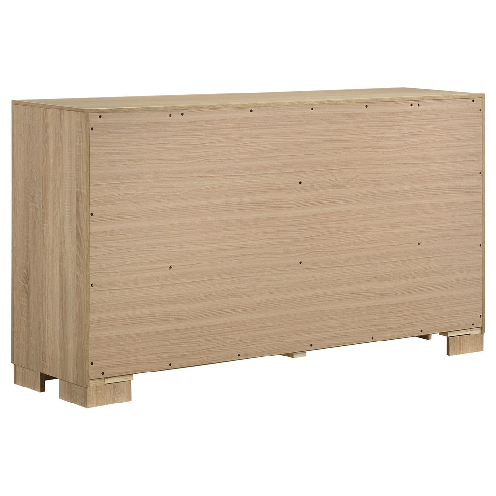 Arielle 4-piece Eastern King Bedroom Set Light Oak