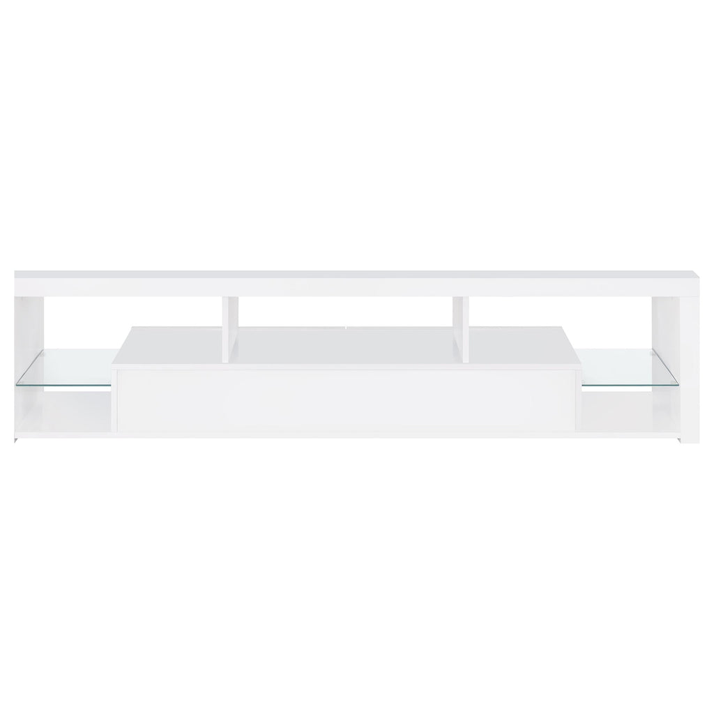 Jude 3-piece 71-inch TV Entertainment Center White High Gloss