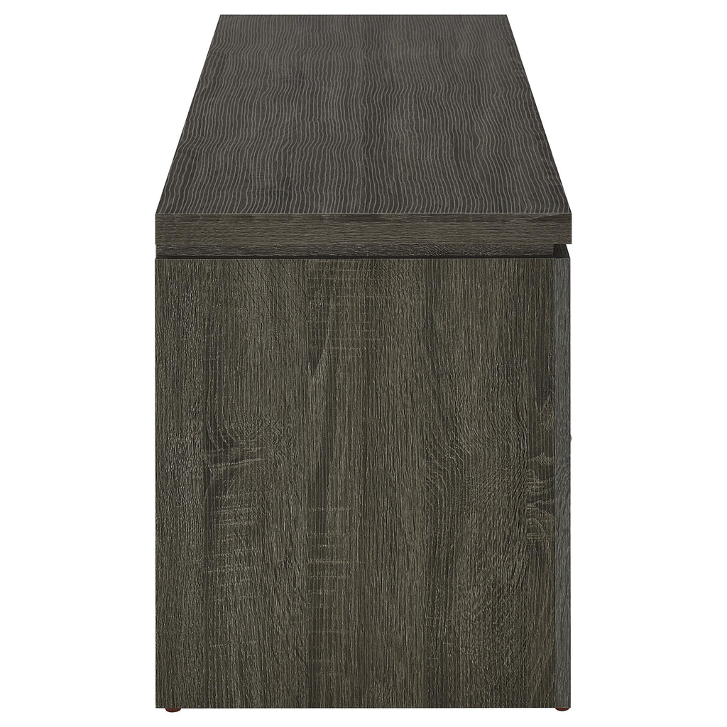 Elkton 2-drawer Engineered Wood 59-inch TV Stand Weathered Grey