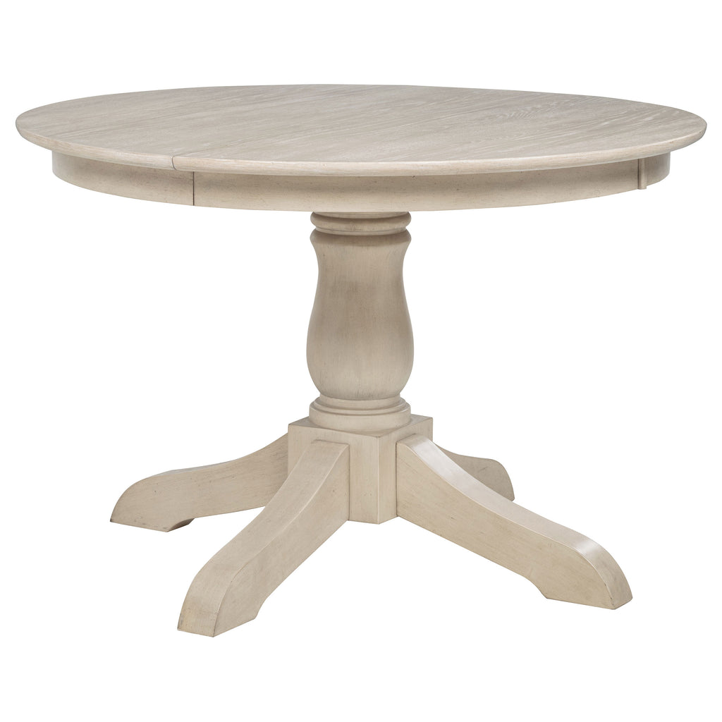 Orrison 5-piece Oval 62-inch Extension Leaf Dining Set Linen