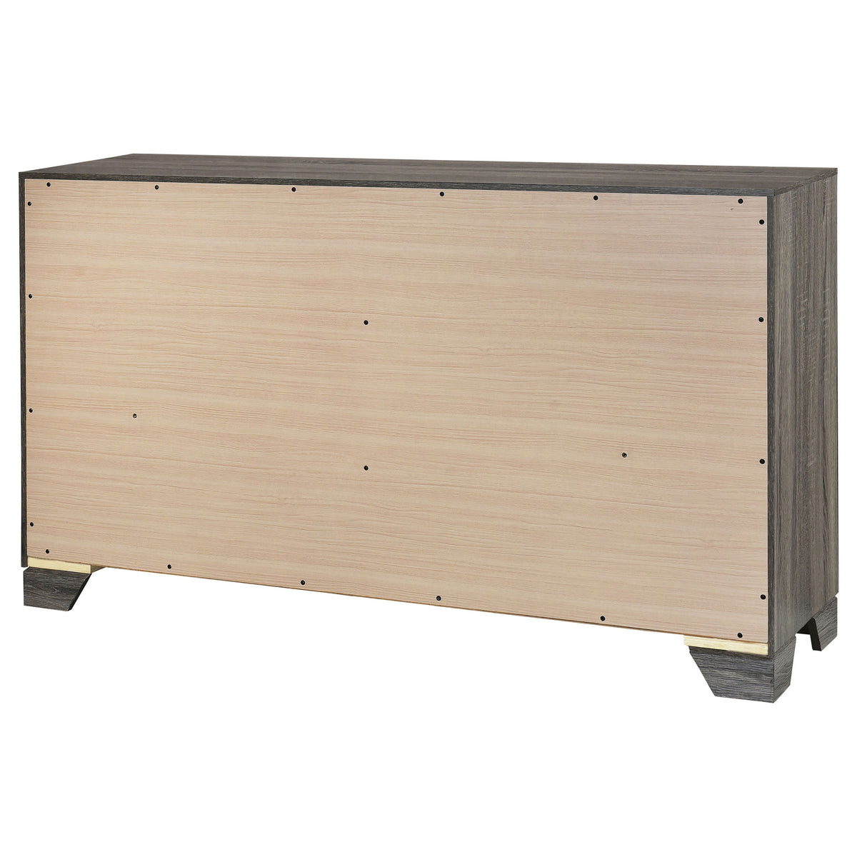 Wright 6-drawer Dresser Cabinet Brown Oak