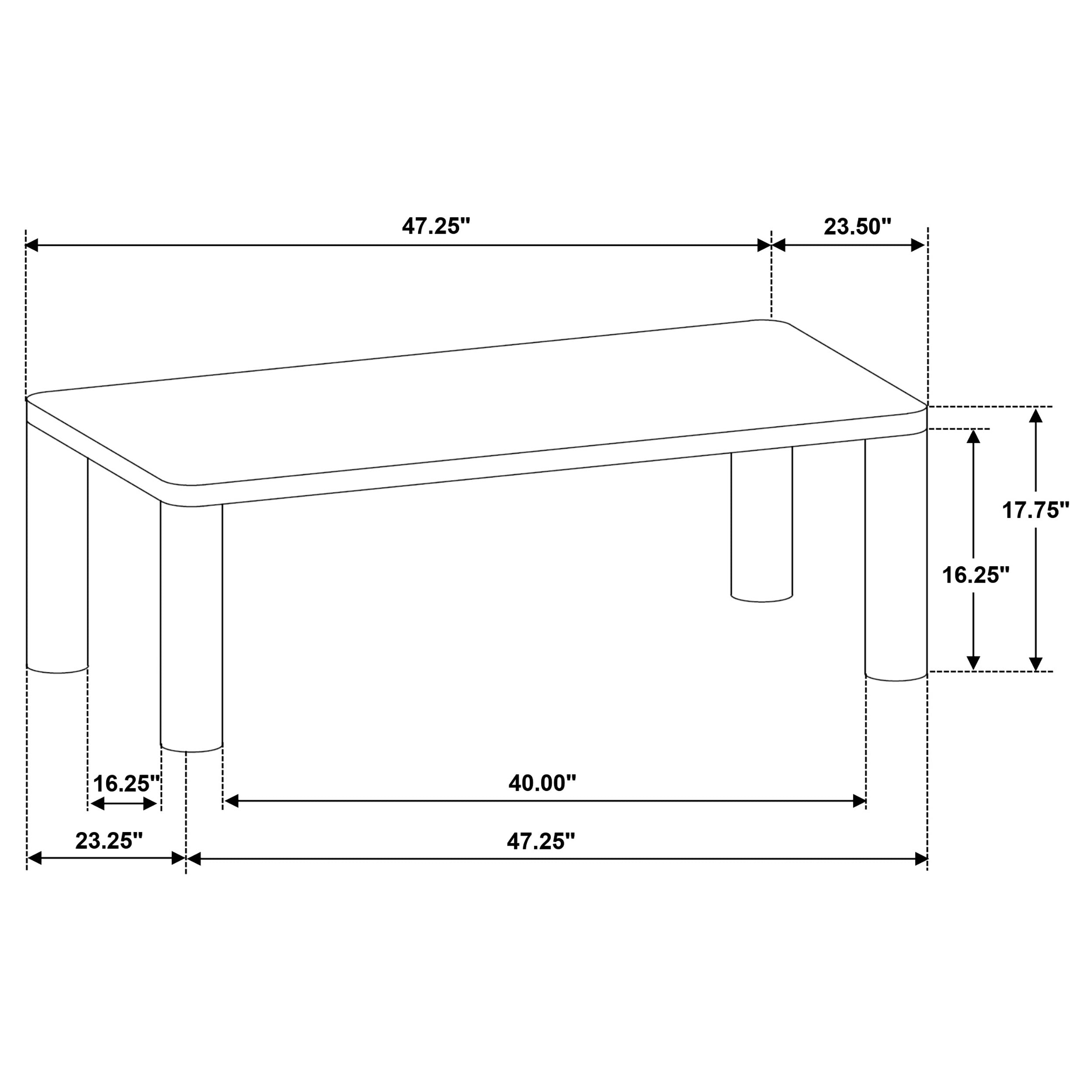 Castlewood Engineered Wood Cocktail Coffee Table Brown Oak