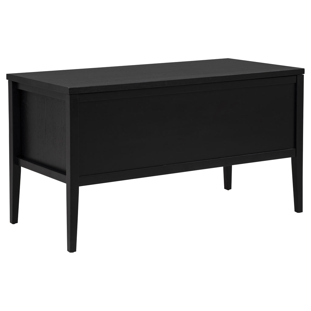 Graham 54-inch 4-drawer Double Pedestal Lift Top Computer Desk Black