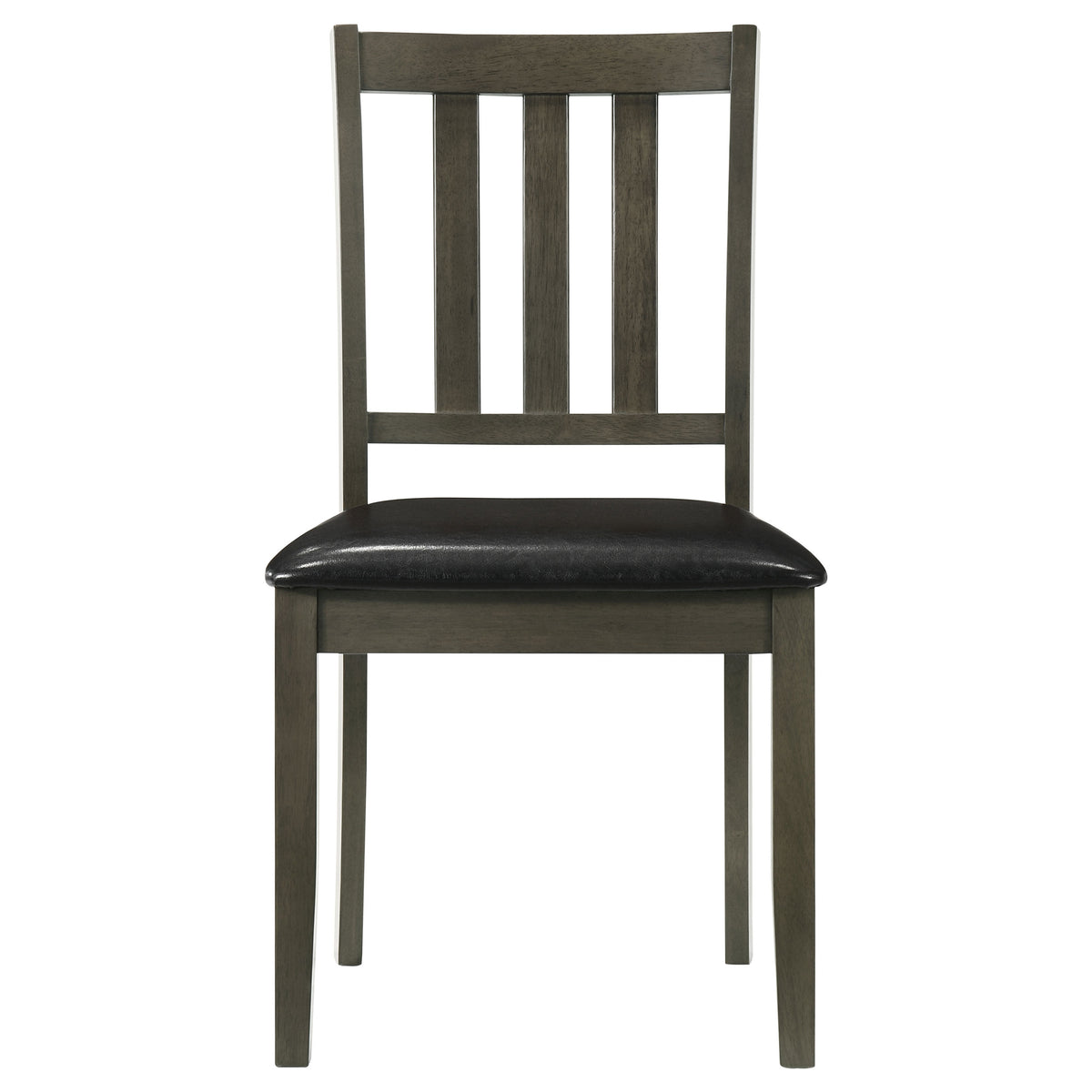 Parkwood 5-piece Square Dining Table Set Dark Ash Brown