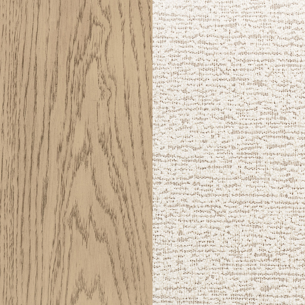 Kailani 52-inch California King Wingback Bed Beige Oak