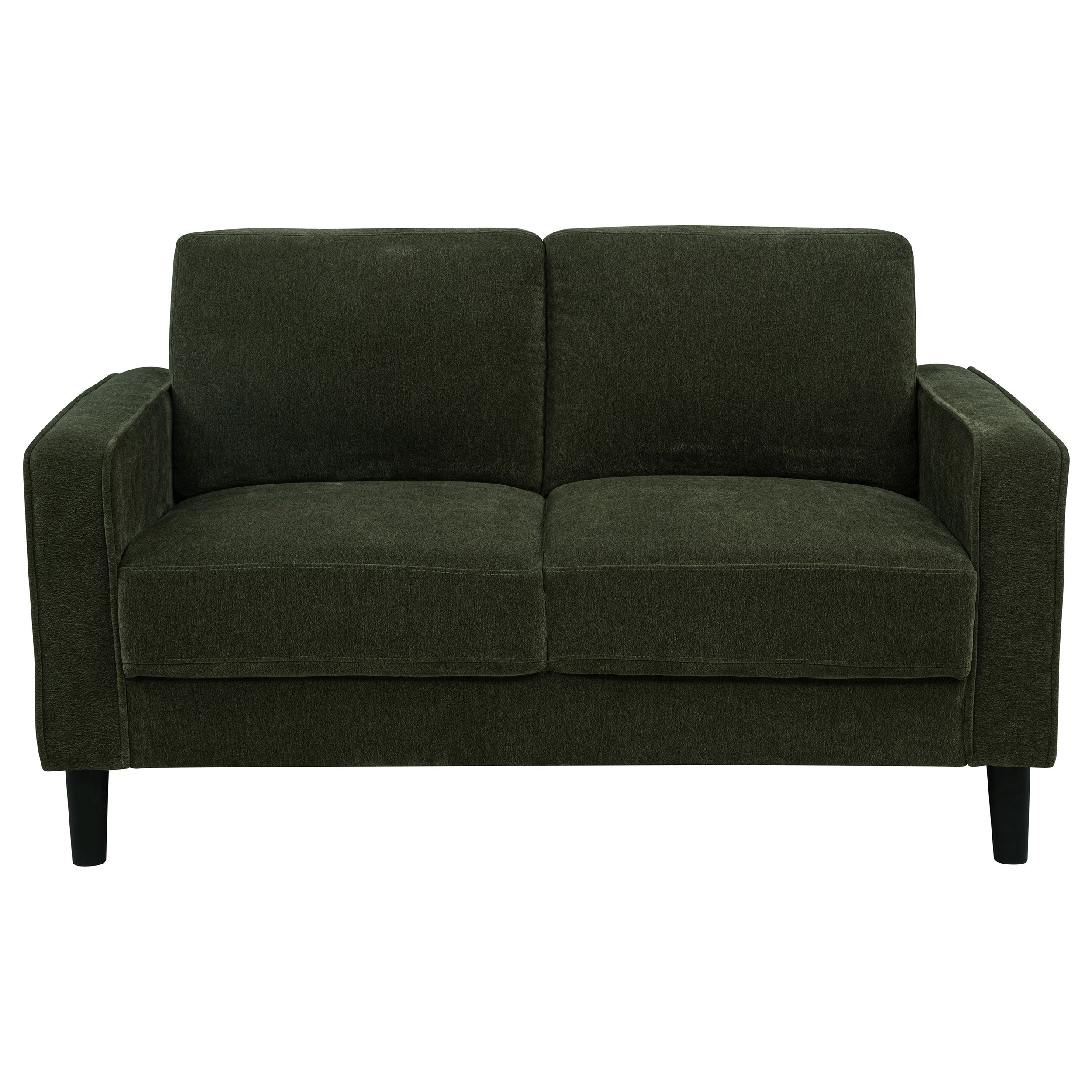 Ruth 3-piece Fabric Upholstered Track Arm Sofa Matcha Green