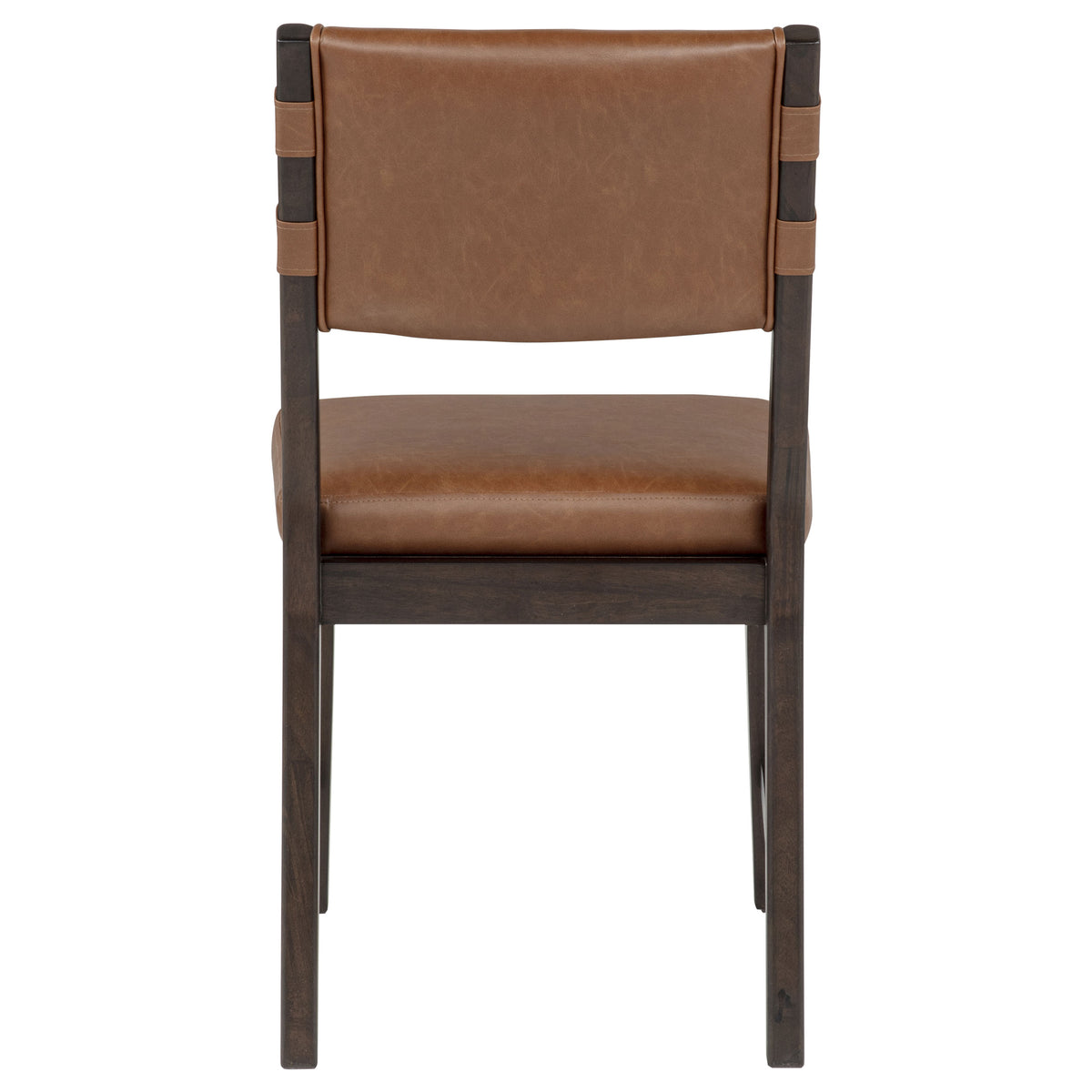 Tegan Faux Leather Upholstered Dining Side Chair Cognac (Set of 2)