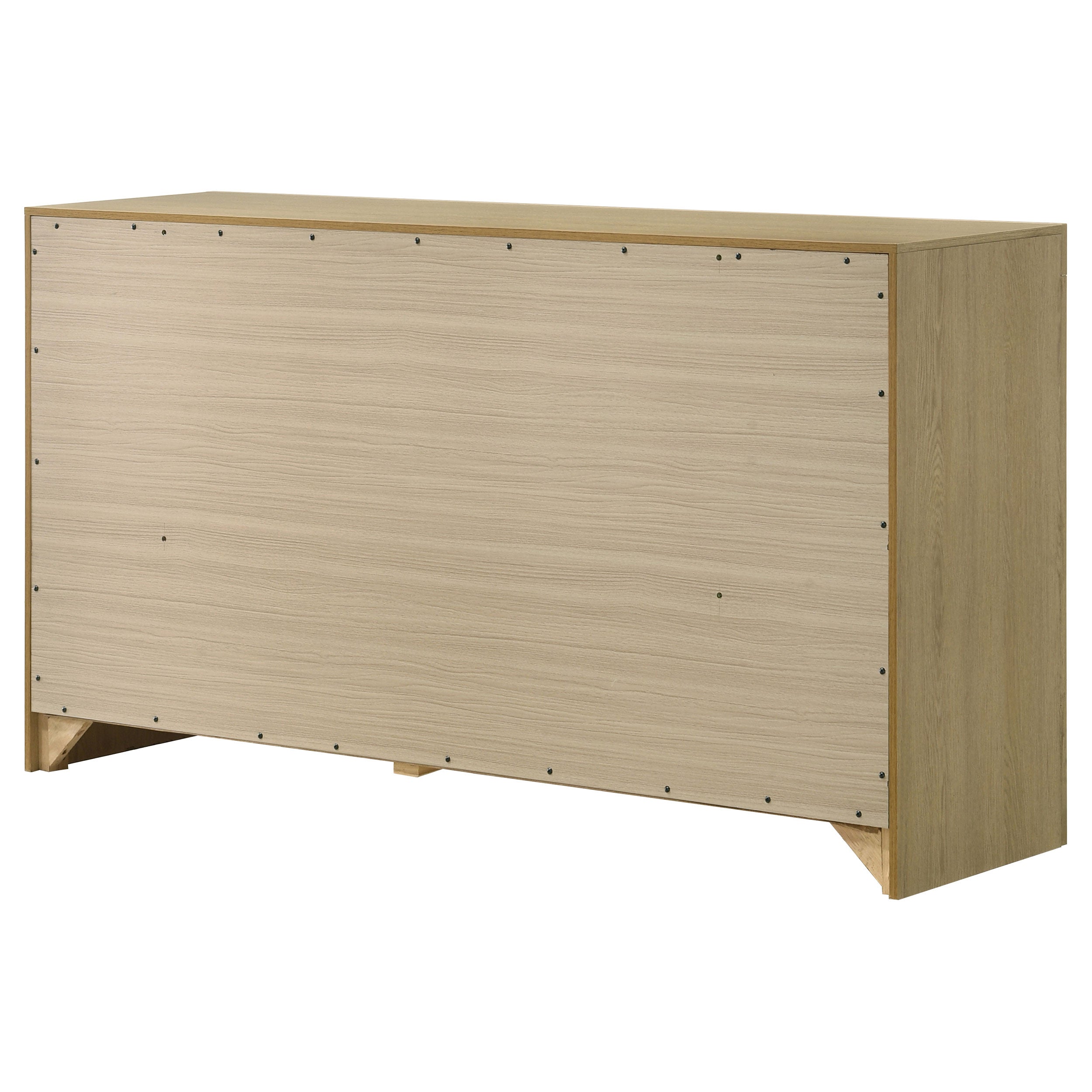 Hendricks 6-drawer Bedroom Dresser Storage Cabinet Light Oak