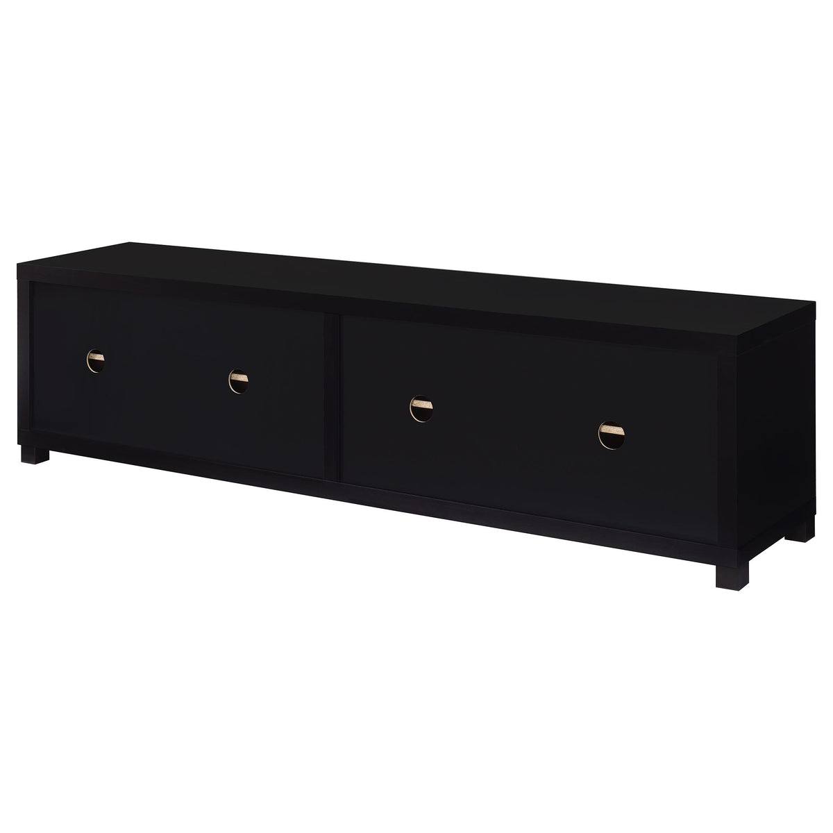 Sachin 4-door Engineered Wood 79-inch TV Stand Black