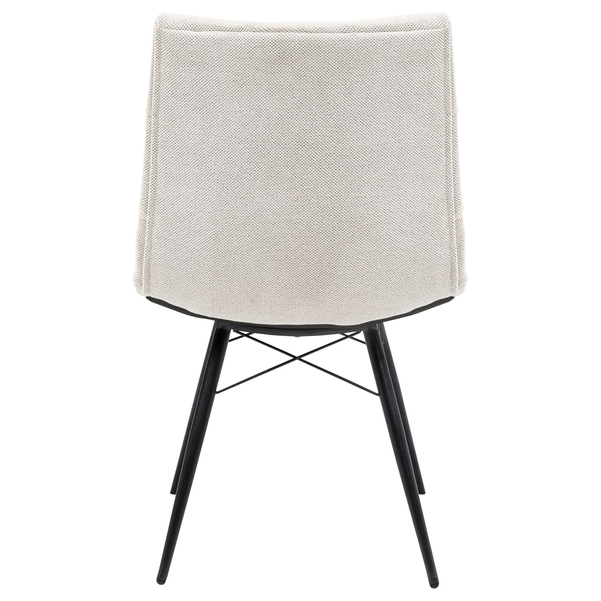 Aiken Fabric Upholstered Dining Side Chair Saddle Stone White (Set of 4)