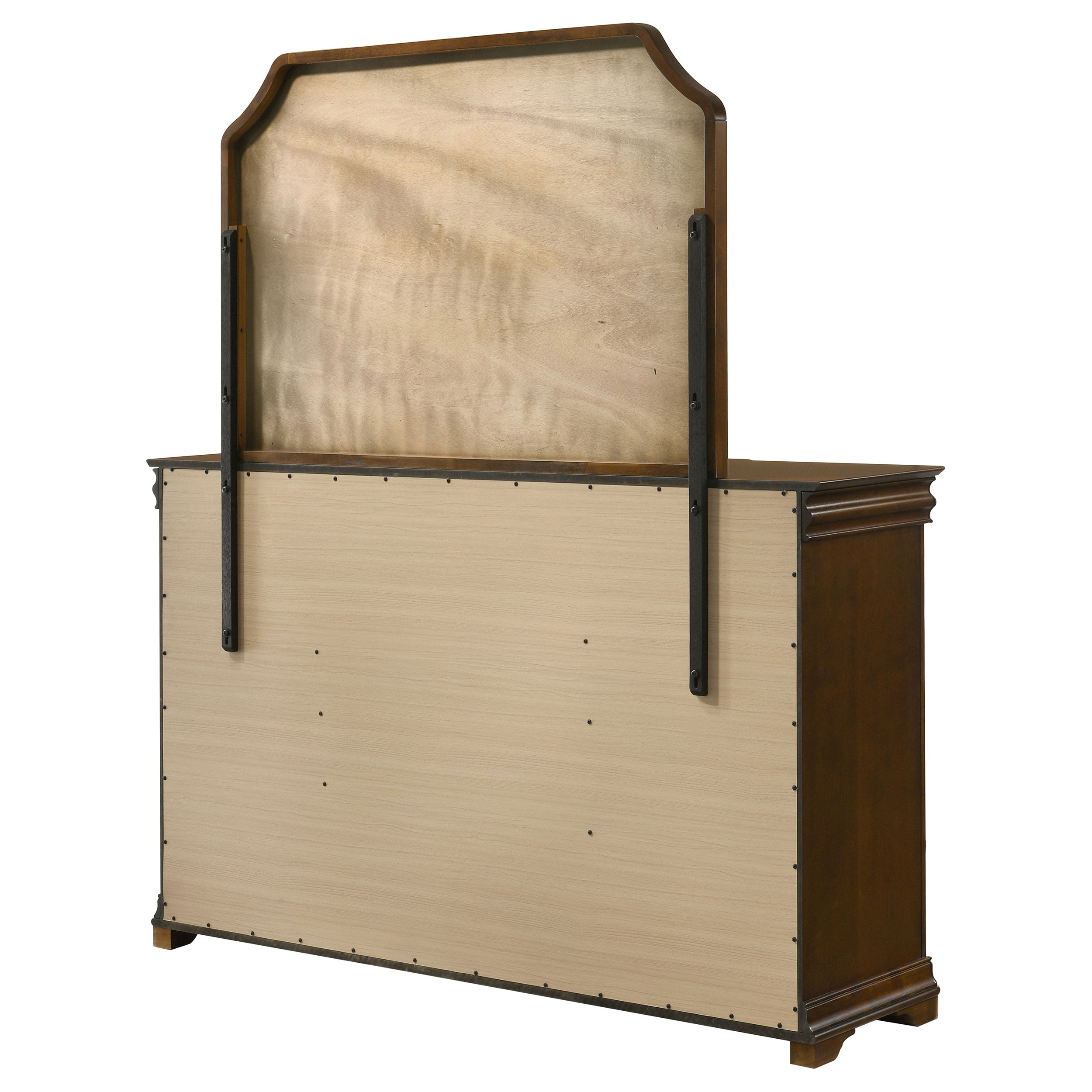 Garland 9-drawer Bedroom Dresser with Mirror Brown Cherry