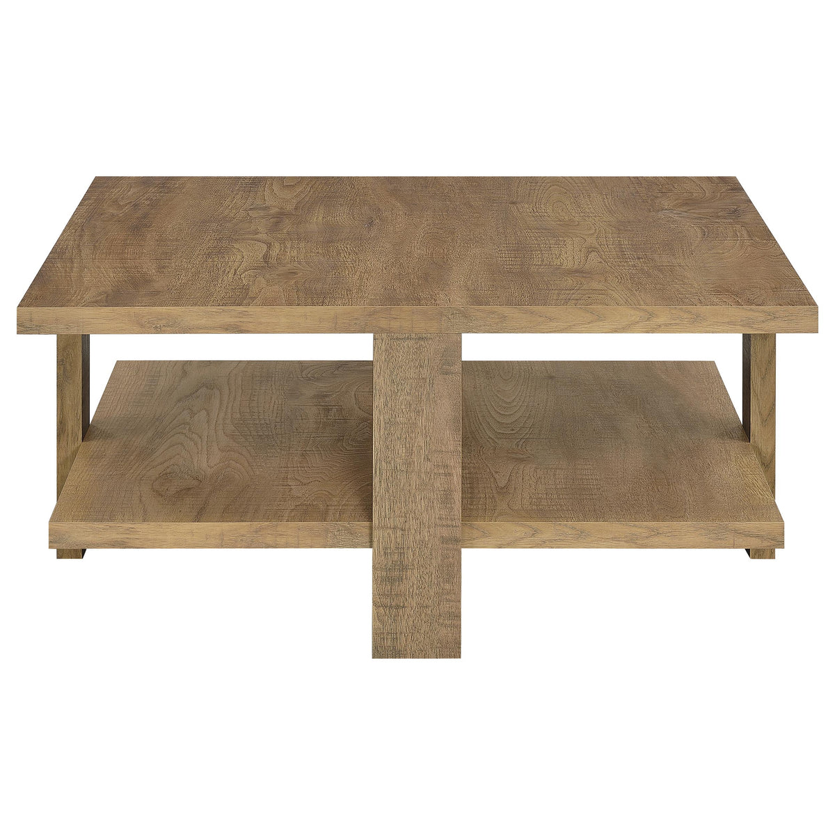 Dawn 2-piece Round Coffee and End Table Set Mango Brown