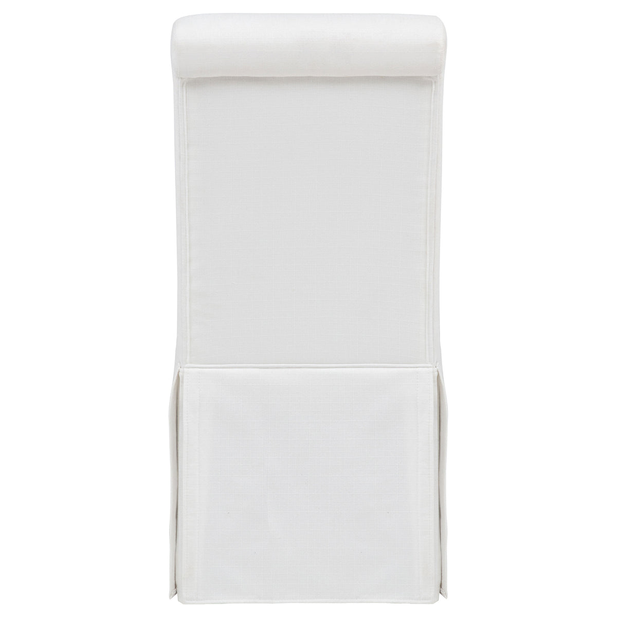 Shawna Upholstered Skirted Side Chair White (Set of 2)