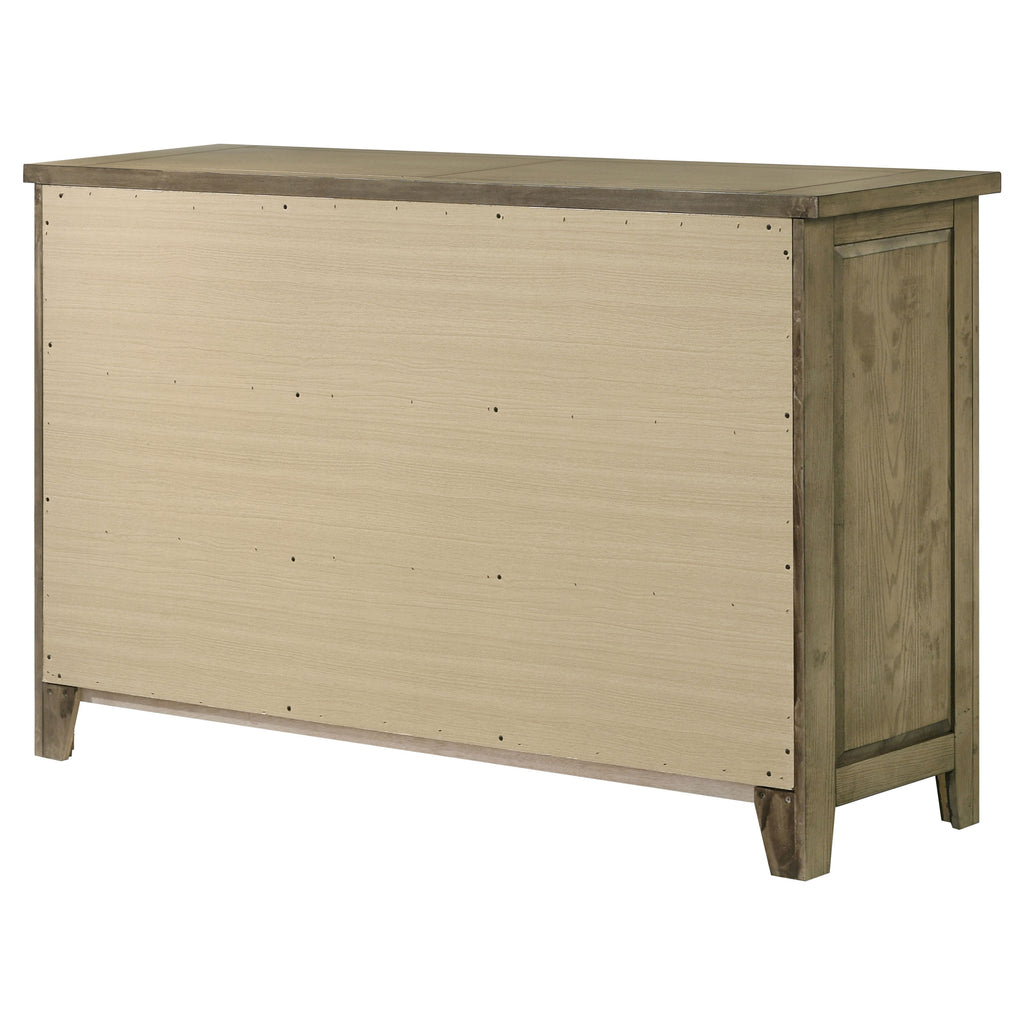 Hazlewood 6-drawer Bedroom Dresser Cabinet Vineyard Oak