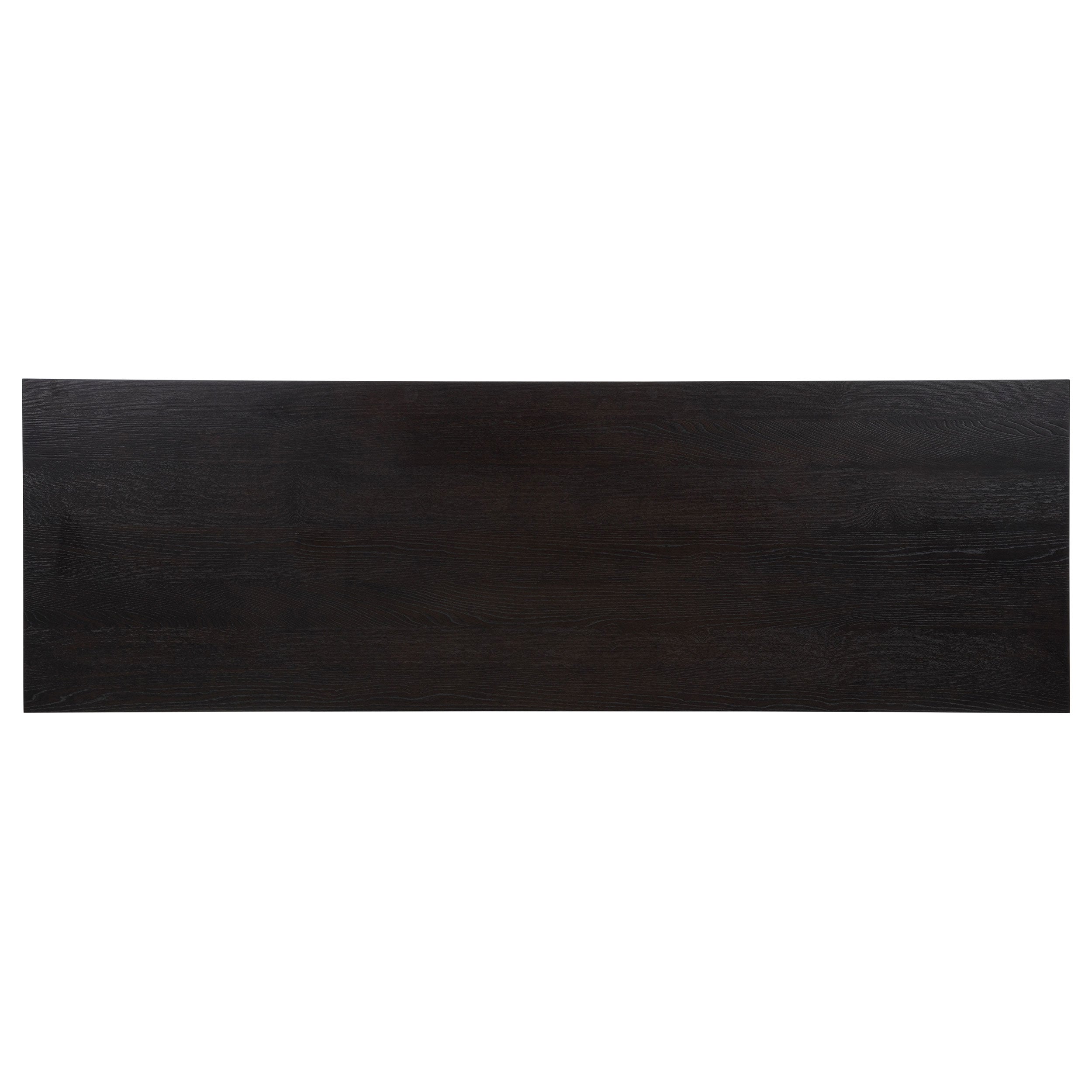 Harkes 75-inch 3-drawer Computer Desk with Adjustable Shelf Coffee Bean