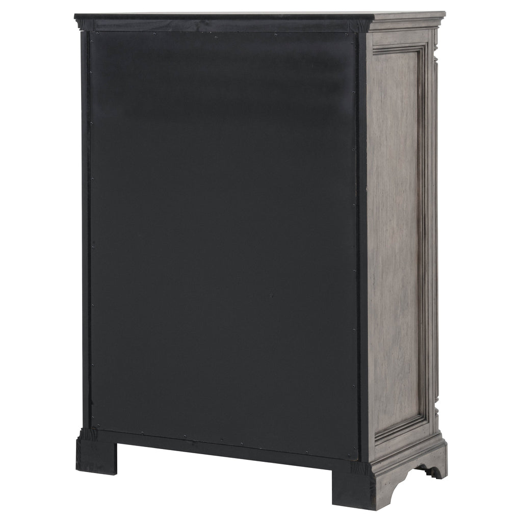 Cresswell 5-drawer Chest of Drawers Weathered Taupe