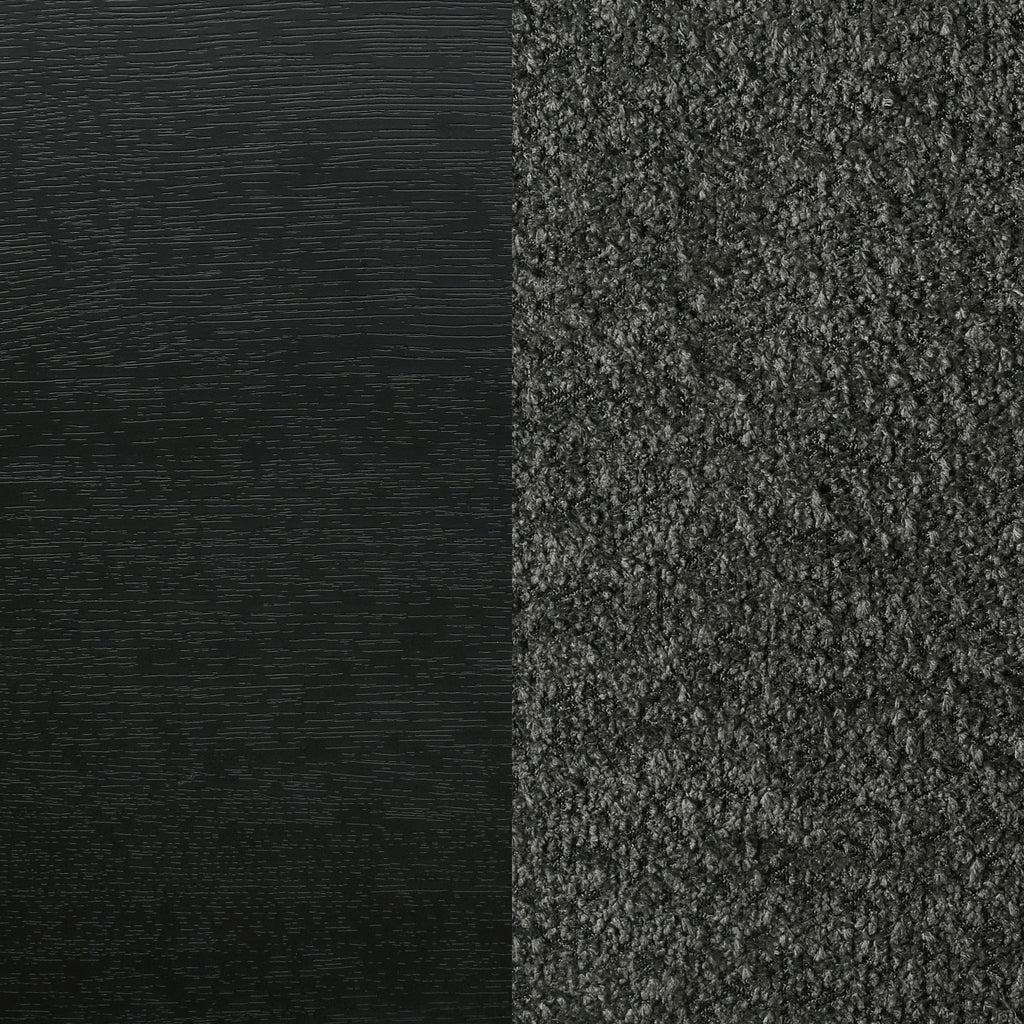 Cavelle 51-inch Upholstered Eastern King Panel Bed Black