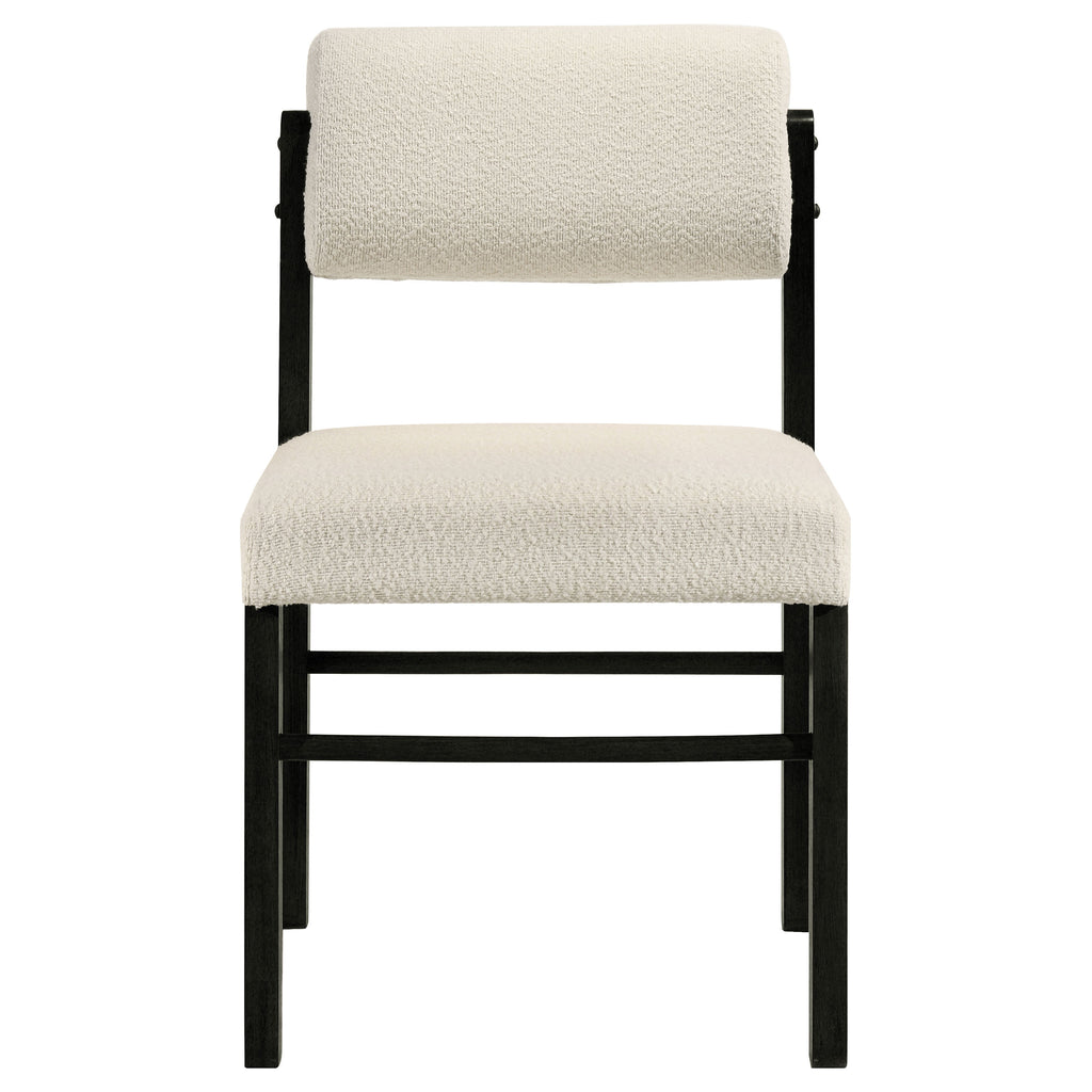 Decker 7-piece 82-inch Rectangular Dining Set Cream and Black