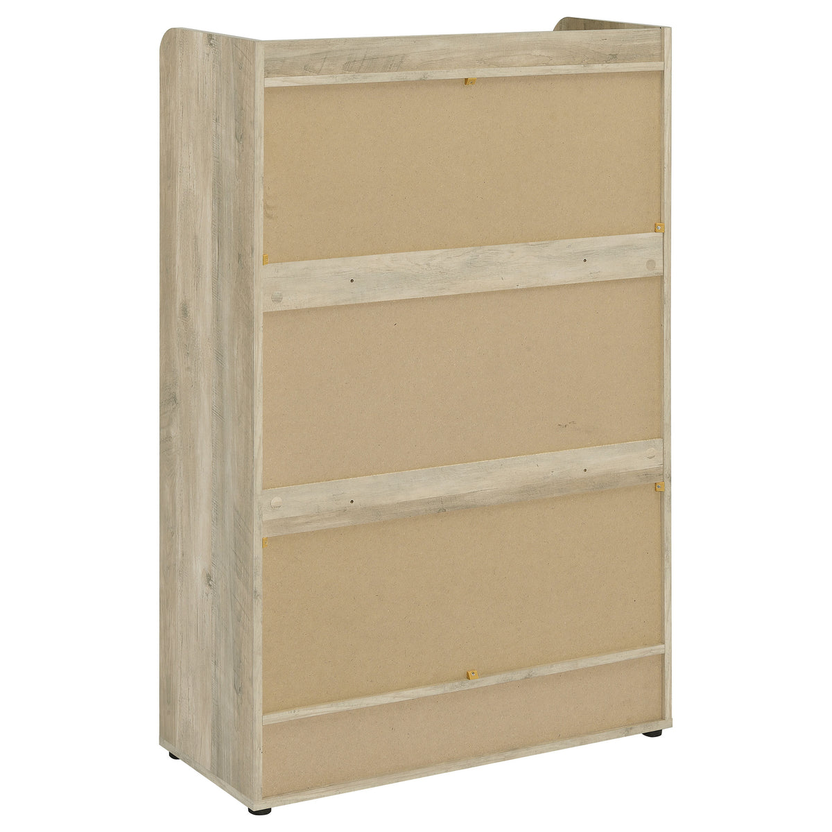 Denia 3-tier Engineered Wood Shoe Cabinet Grey