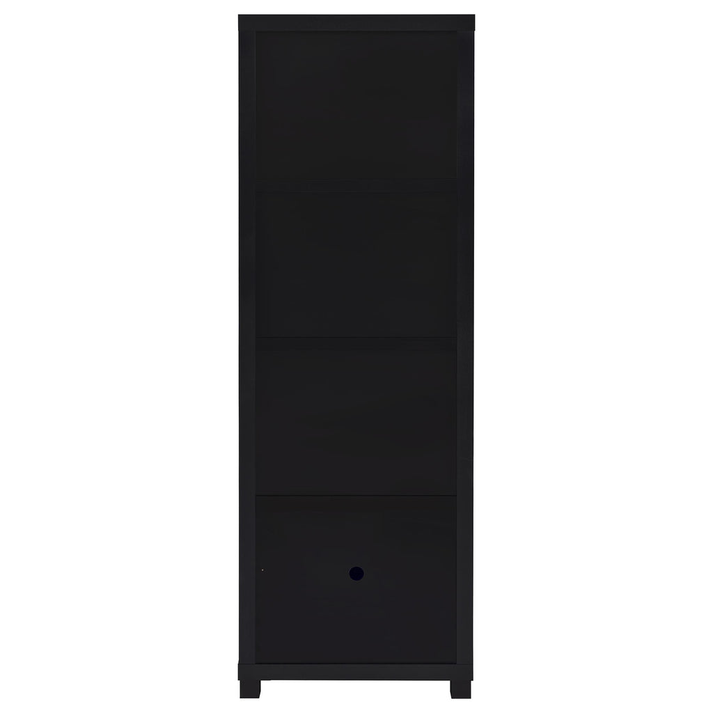 Sachin 3-piece Entertainment Center 79-inch TV Stand Black