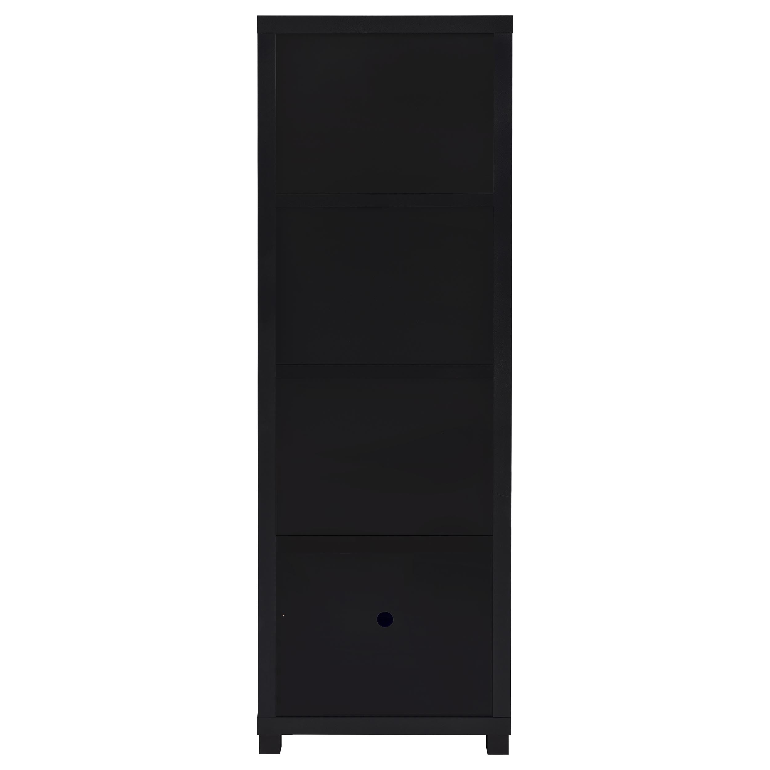 Sachin 3-piece Entertainment Center 79-inch TV Stand Black