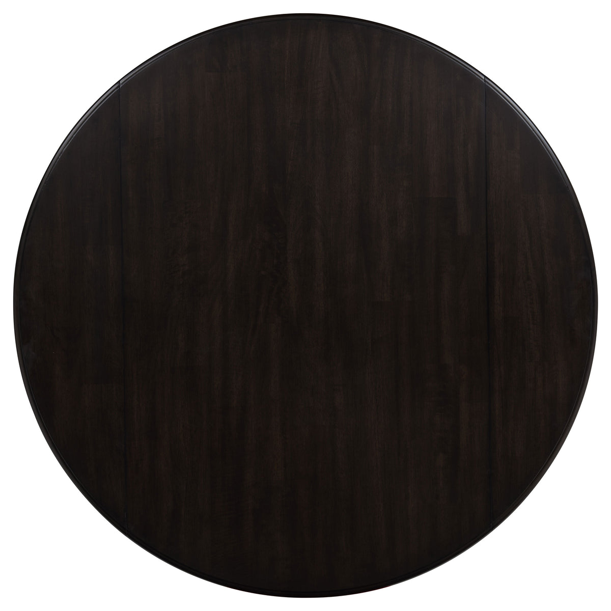 Catley 5-piece Round Drop Leaf Dining Table Set Dark Coffee