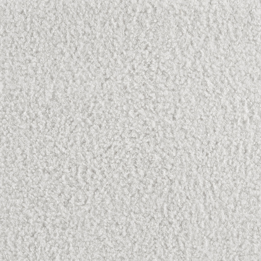 Alamosa Boucle Upholstered Eastern King Platform Bed White