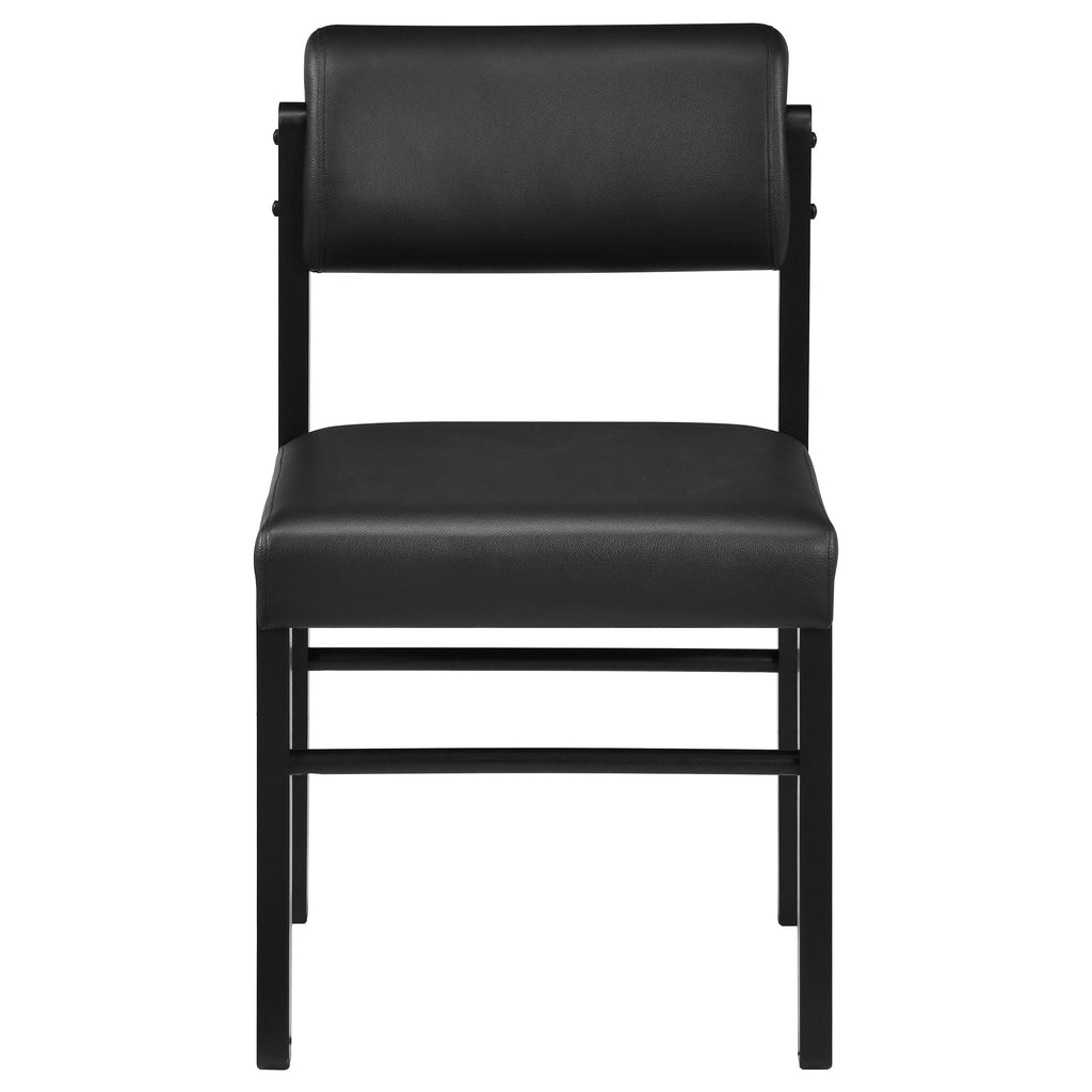 Decker 7-piece 82-inch Rectangular Dining Set Black