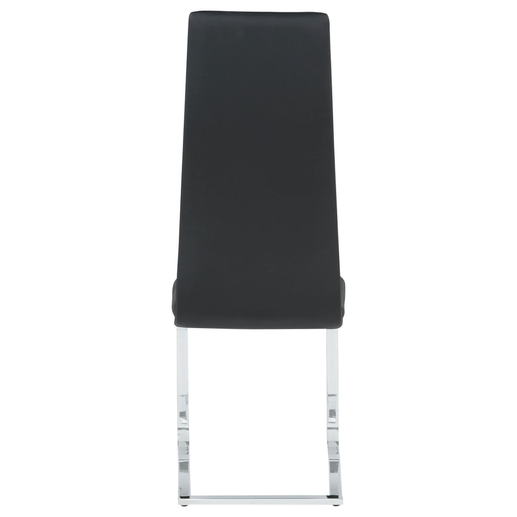 Montclair Upholstered Dining Side Chair Black (Set of 4)