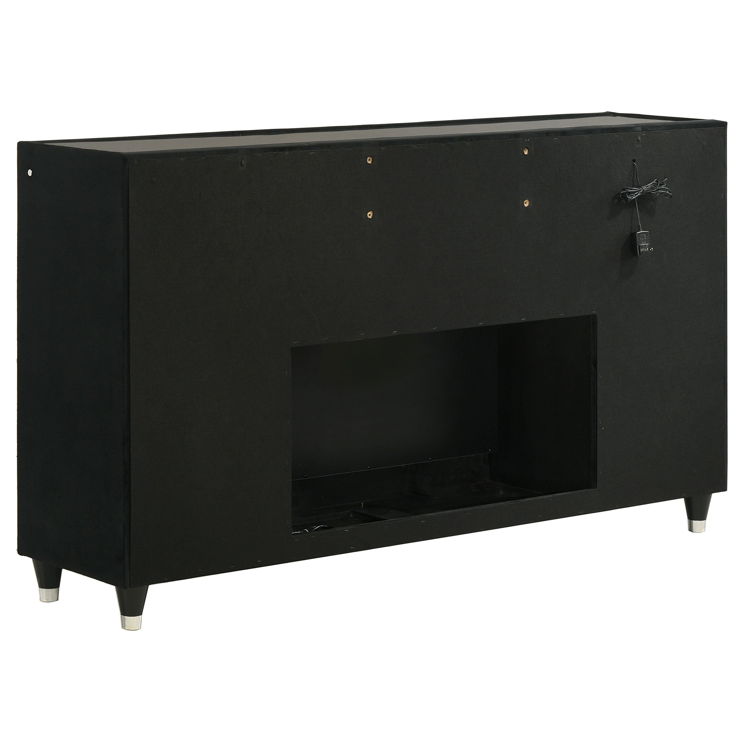 Lorient 4-piece Eastern King Bedroom Set Black