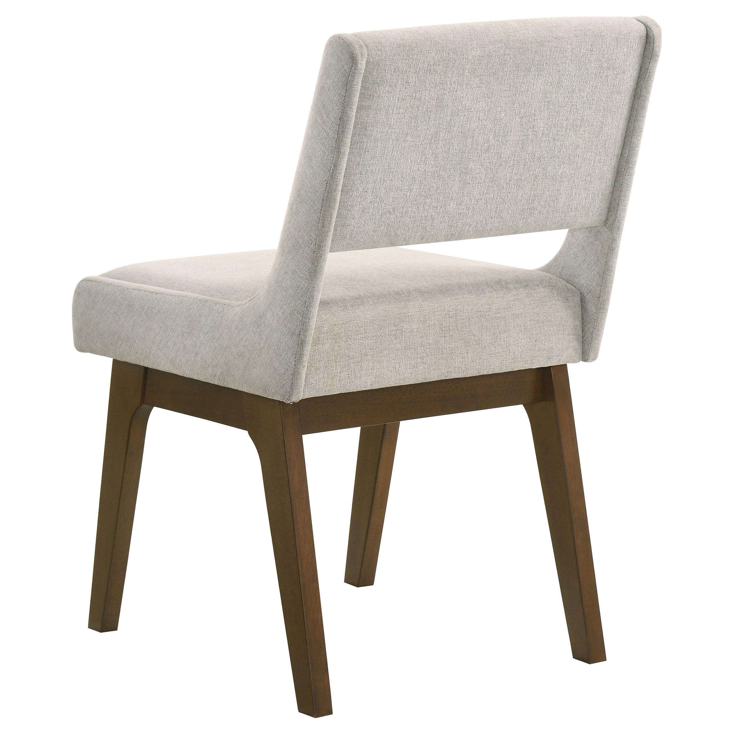 Galindo 5-piece 52-inch Round Dining Set Light Grey and Walnut