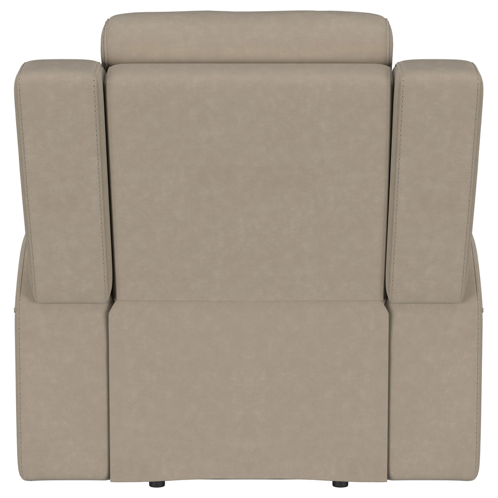 Brentwood Upholstered Recliner Chair Taupe
