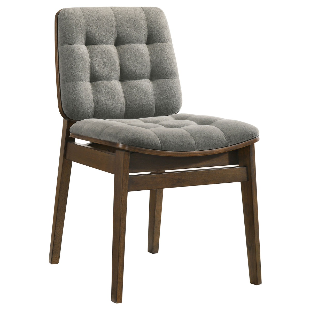 Strouse 5-piece Dining Set Grey and Walnut