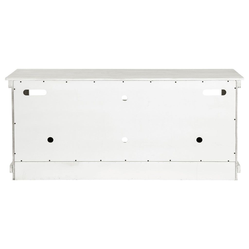 Payne 60-inch TV Stand Media Console Distressed White