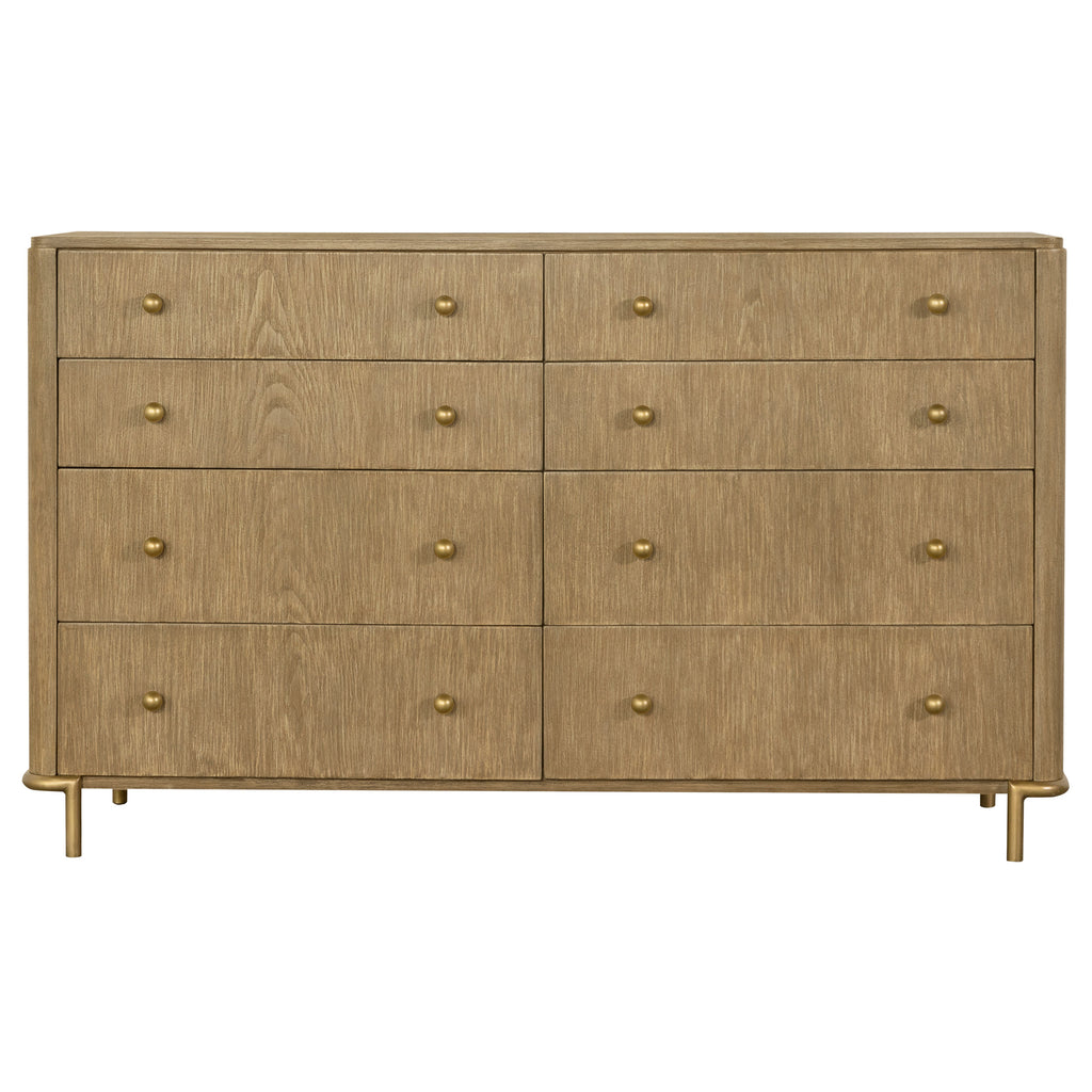Arini 4-piece Eastern King Bedroom Set Cream and Sand Wash
