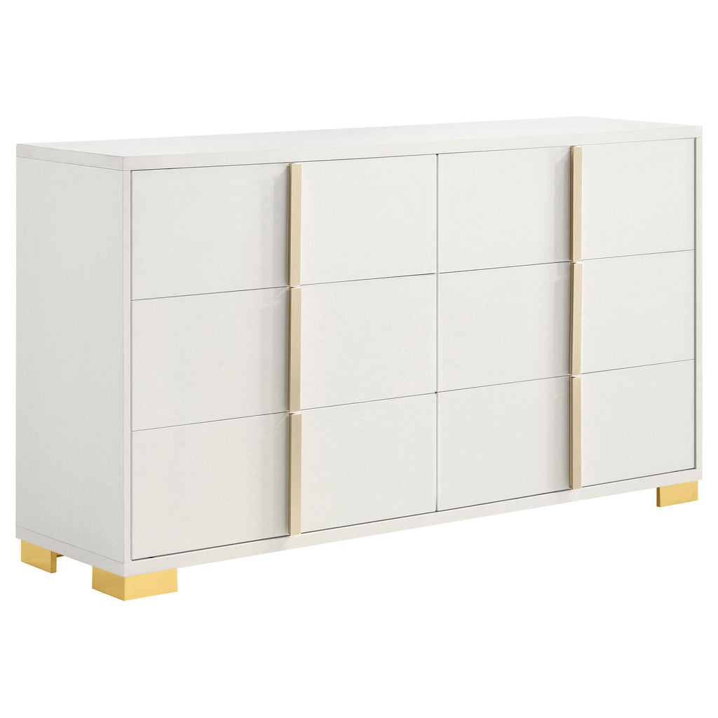 Marceline 4-piece Eastern King Bedroom Set White