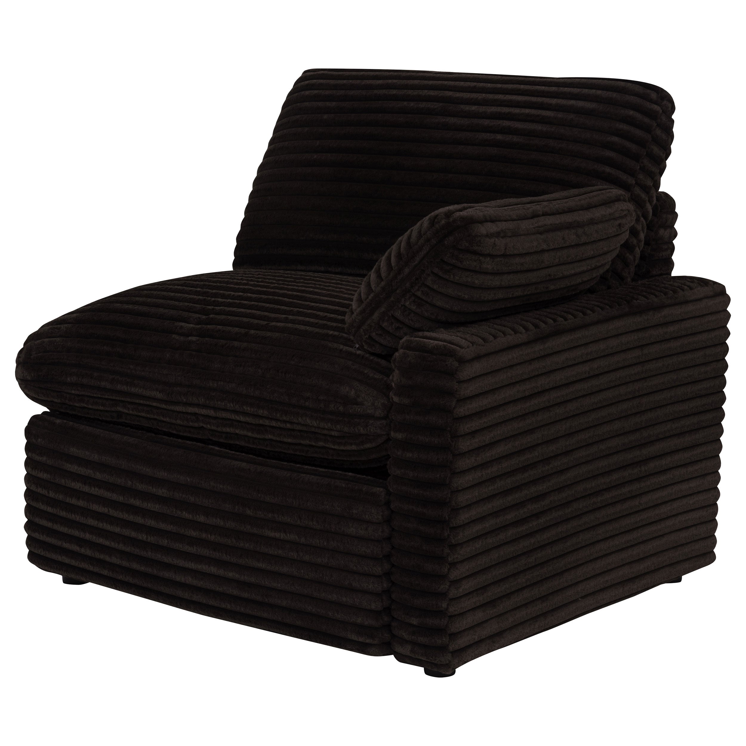 Collins Modular Power Loveseat Chocolate Brown