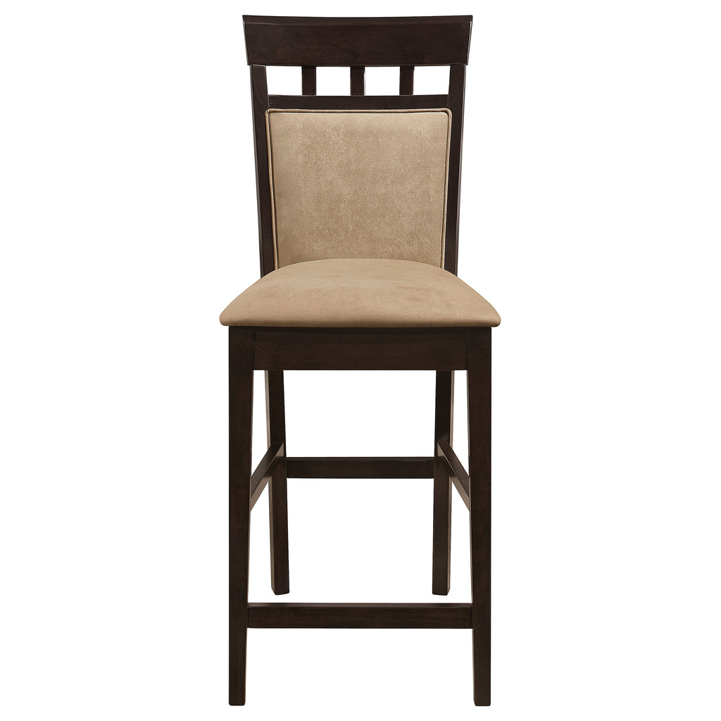 Gabriel 5-piece Square Counter Height Dining Set Cappuccino