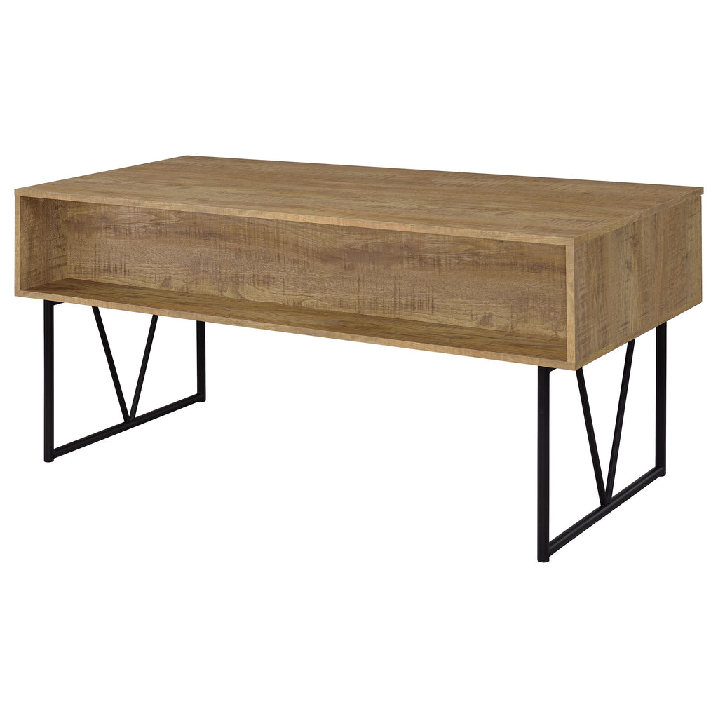 Analiese 63-inch 4-drawer Writing Desk Mango