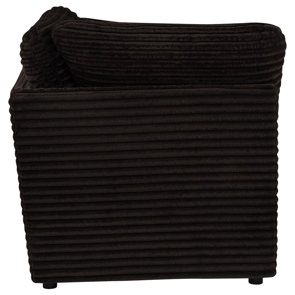 Collins Modular Corner Chair Chocolate Brown