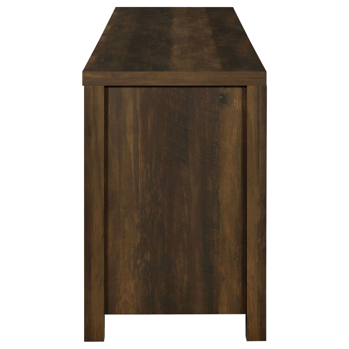 Madra 2-door Engineered Wood 79-inch TV Stand Dark Pine